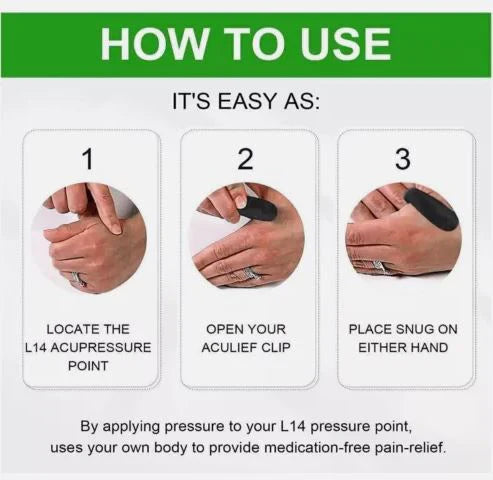 Sugar Control LI4 Acupressure Point Clip - Buy 1 Get 1 Free