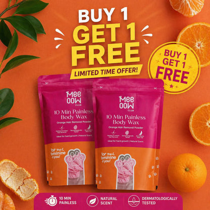 Meeow Hair Removal Wax Powder Mask - Buy 1 Get 1 Free