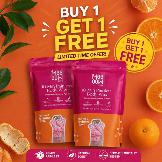 Meeow Hair Removal Wax Powder Mask - Buy 1 Get 1 Free