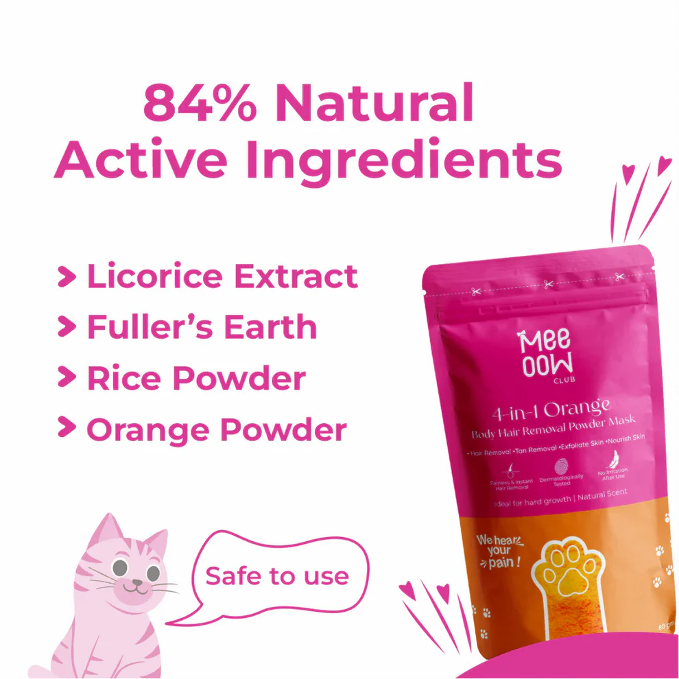 Meeow Hair Removal Wax Powder Mask - Buy 1 Get 1 Free