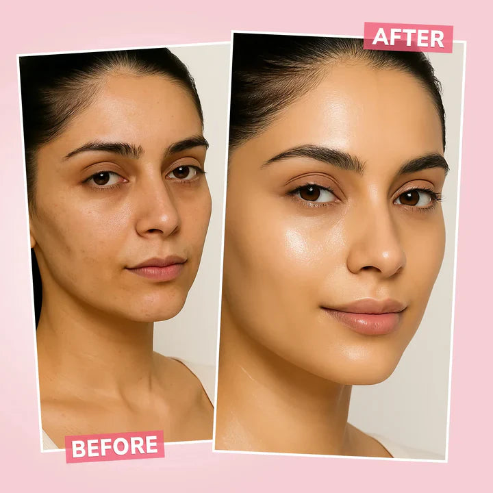 Flicka 3-in-1 Silk Touch Primer For Flawless makeup base – Hydrate, Blur pores & Perfect glowy base