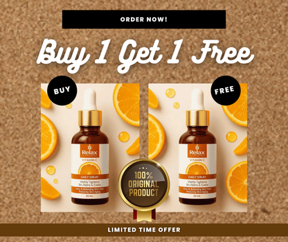 Relax Vitamin C Face Serum - Buy 1 Get 1 Free